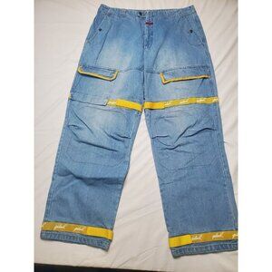 Marithe Francois Girbaud M+FG Sz 42M Shuttle Tape Denim Jeans 90s Baggy Y2K Wide